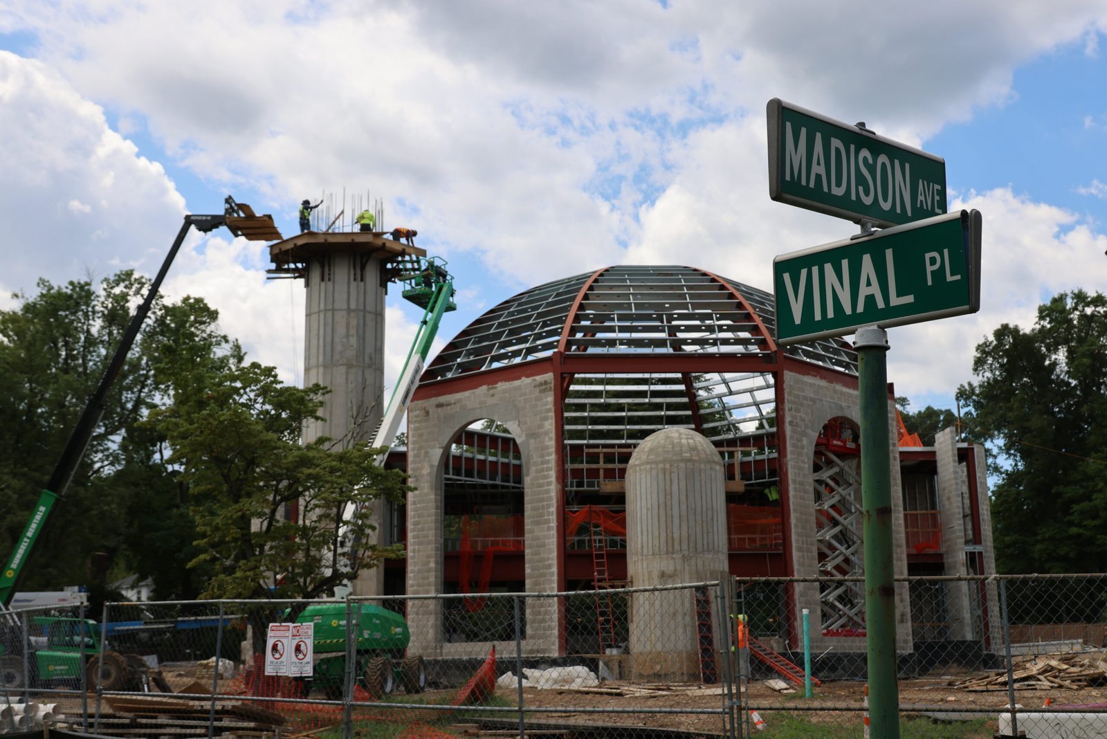 Construction progress