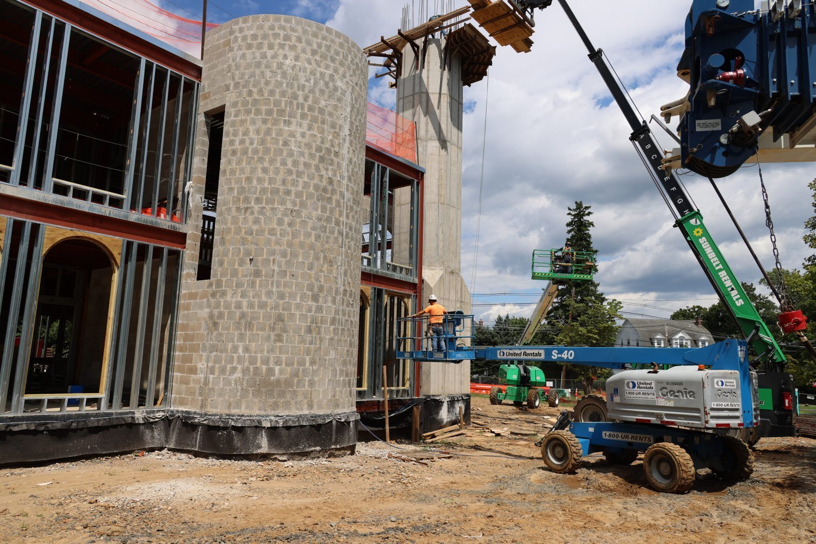 Construction progress